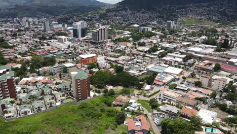 Luftaufnahme-Der-Lateinamerikanischen-Hauptstadt-Tegucigalpa,-Honduras