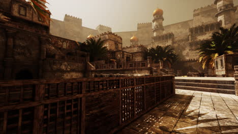 ancient arabian cityscape
