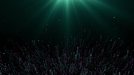 particles dust abstract light bokeh motion titles cinematic background loop