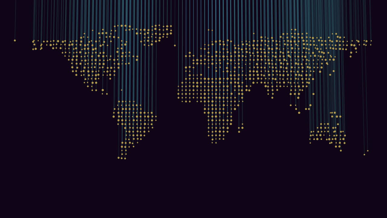 Pixelated world a digital map representation