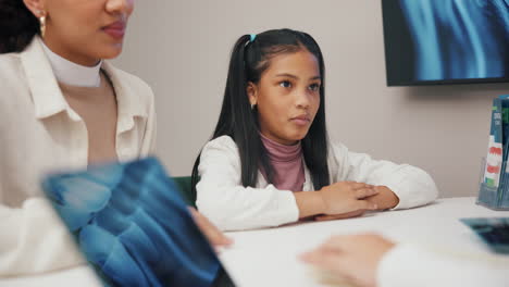 doctor's consultation with a child patient