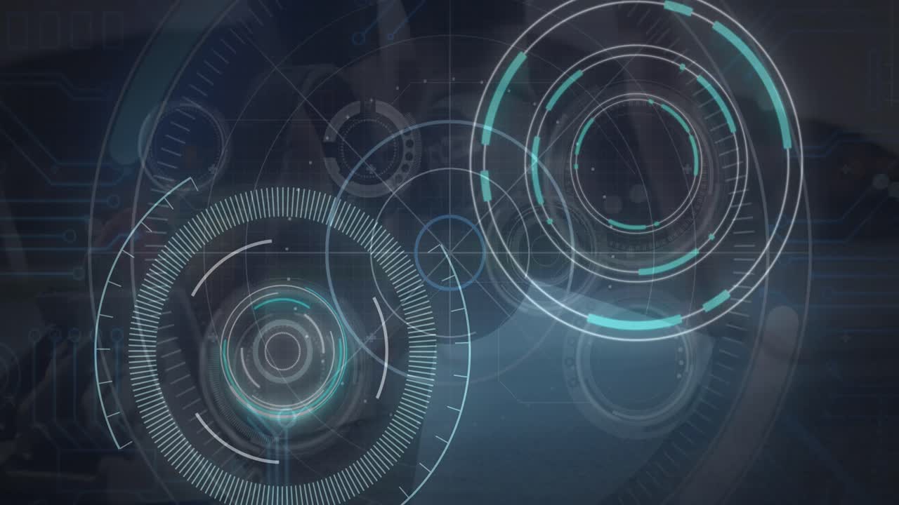 animación de escaneos y procesamiento de datos