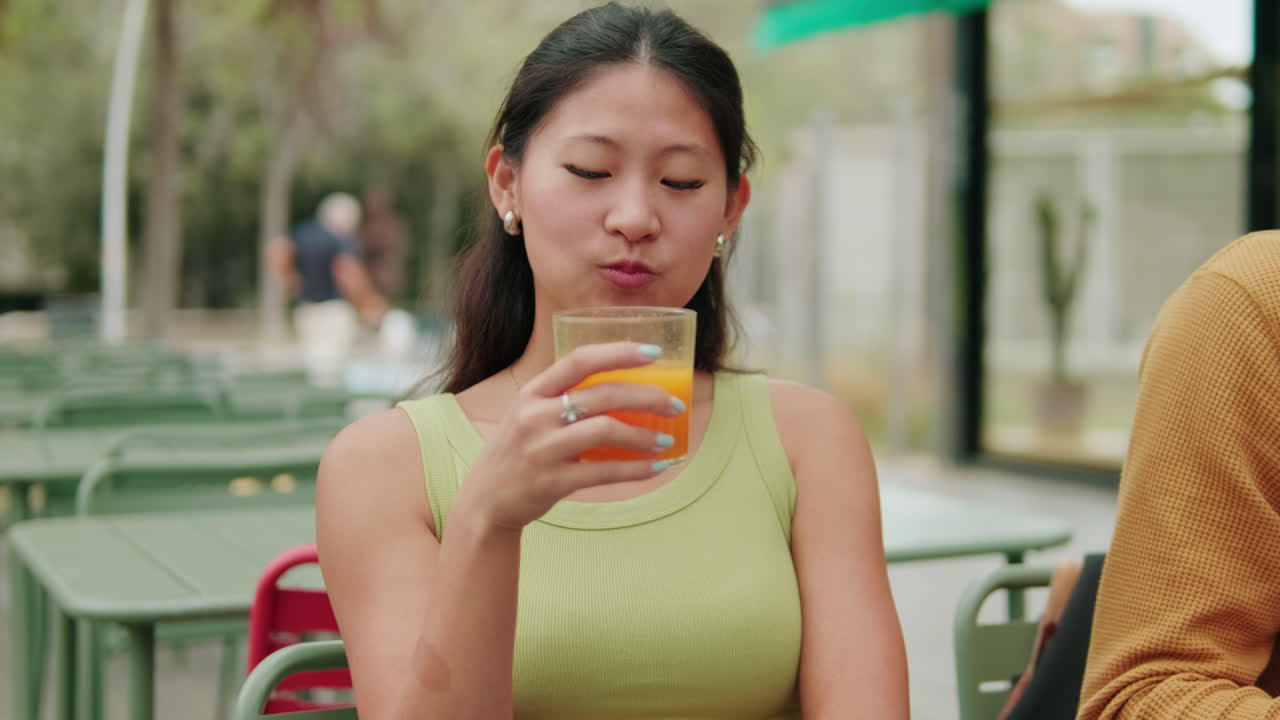 Lunch communication. International joyful students eating, talking and laughing