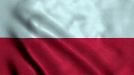 4k seamless loopable flag of poland