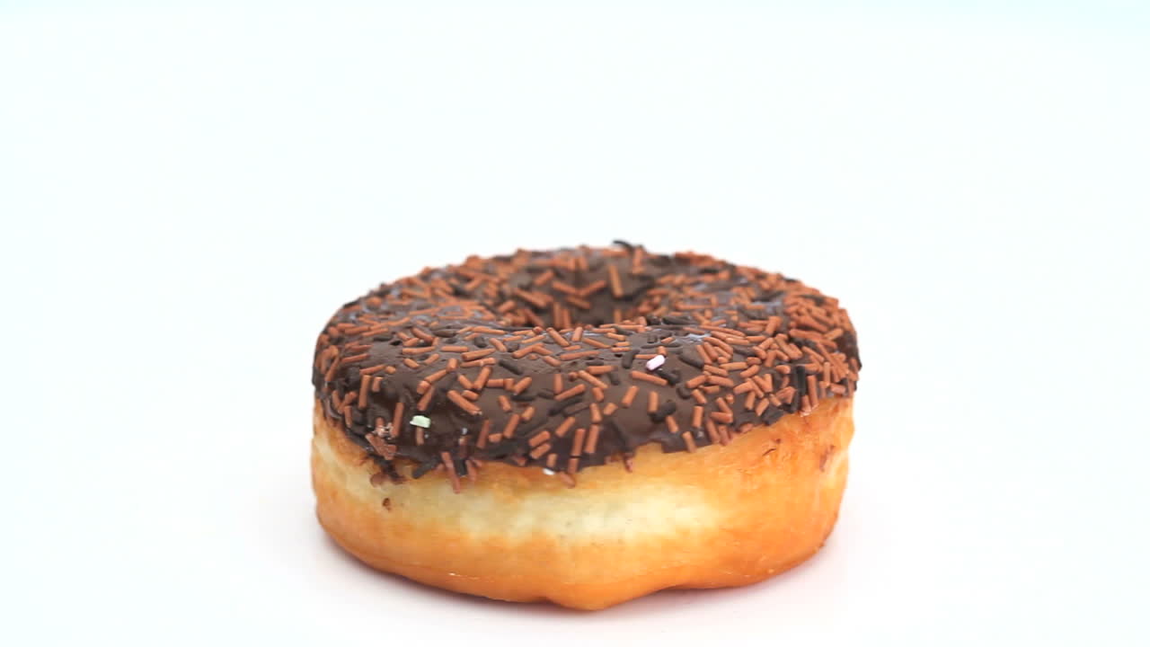 el donut está girando.