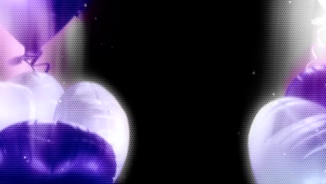 fondo de movimiento animado generado por computadora para bodas