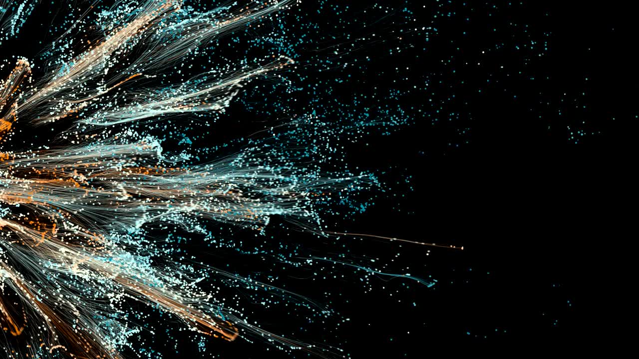 4K Organic Smoke and Powder Particles.