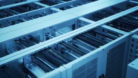 interior of a server room