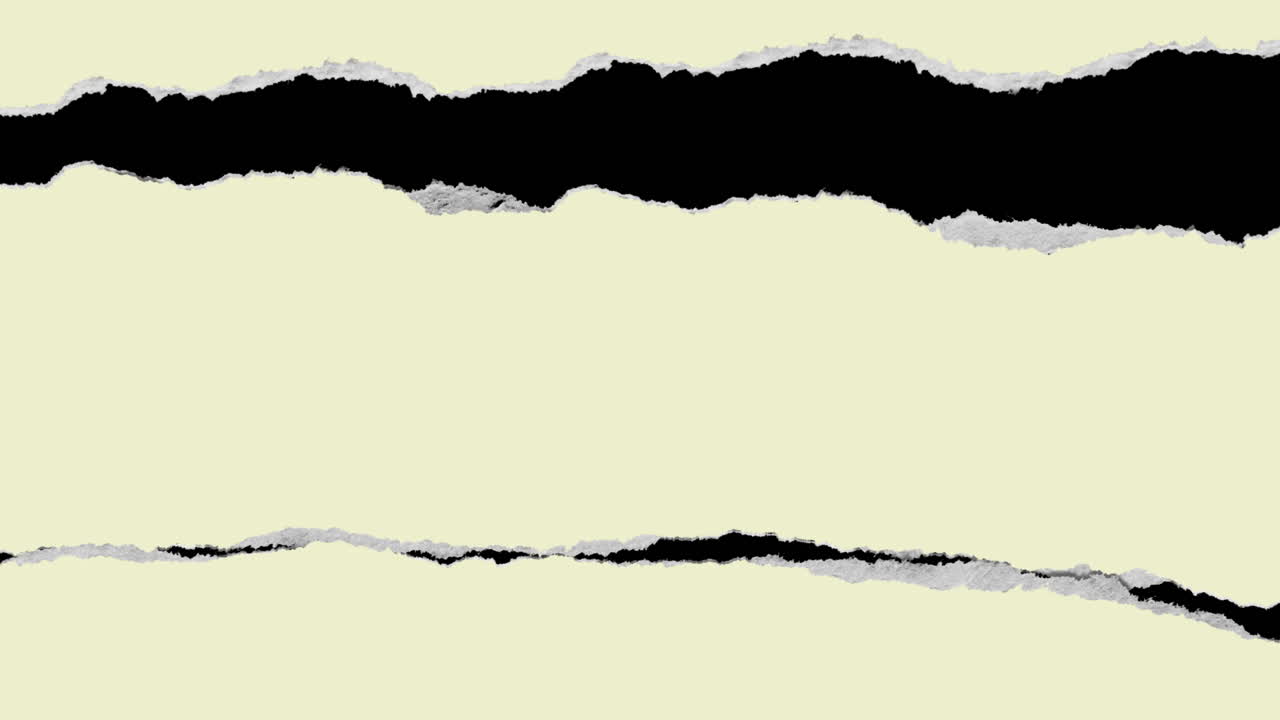 Dynamic Torn Paper Reveal Transition with Black Background