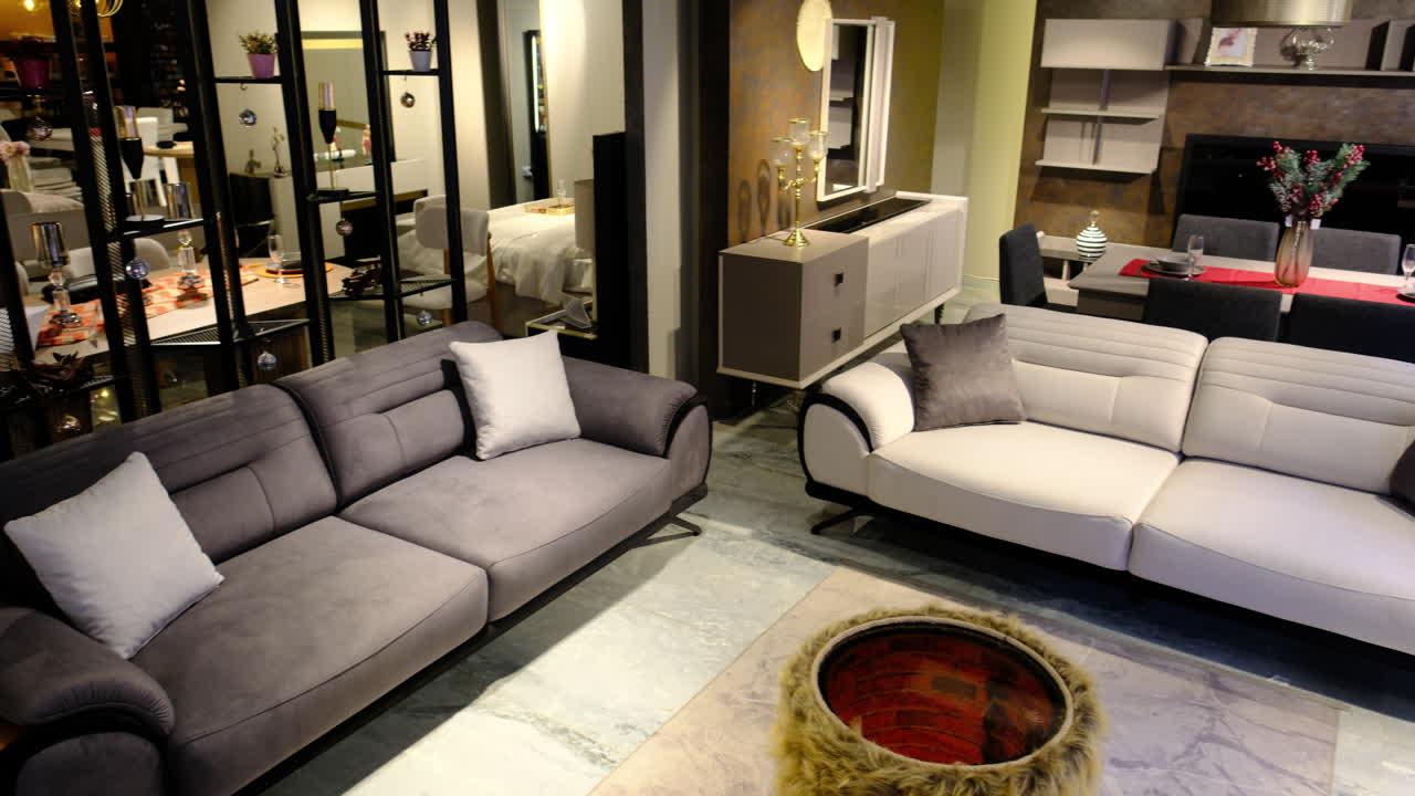 conjunto de sala de estar moderno: comodidad se encuentra con el estilo