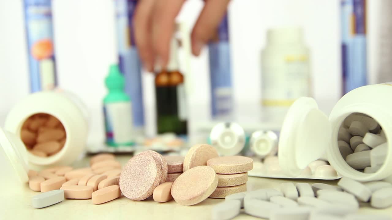 많은 다른 스핀링 마약의 가까운 1