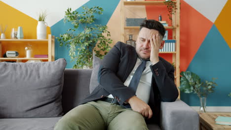 depressed business man