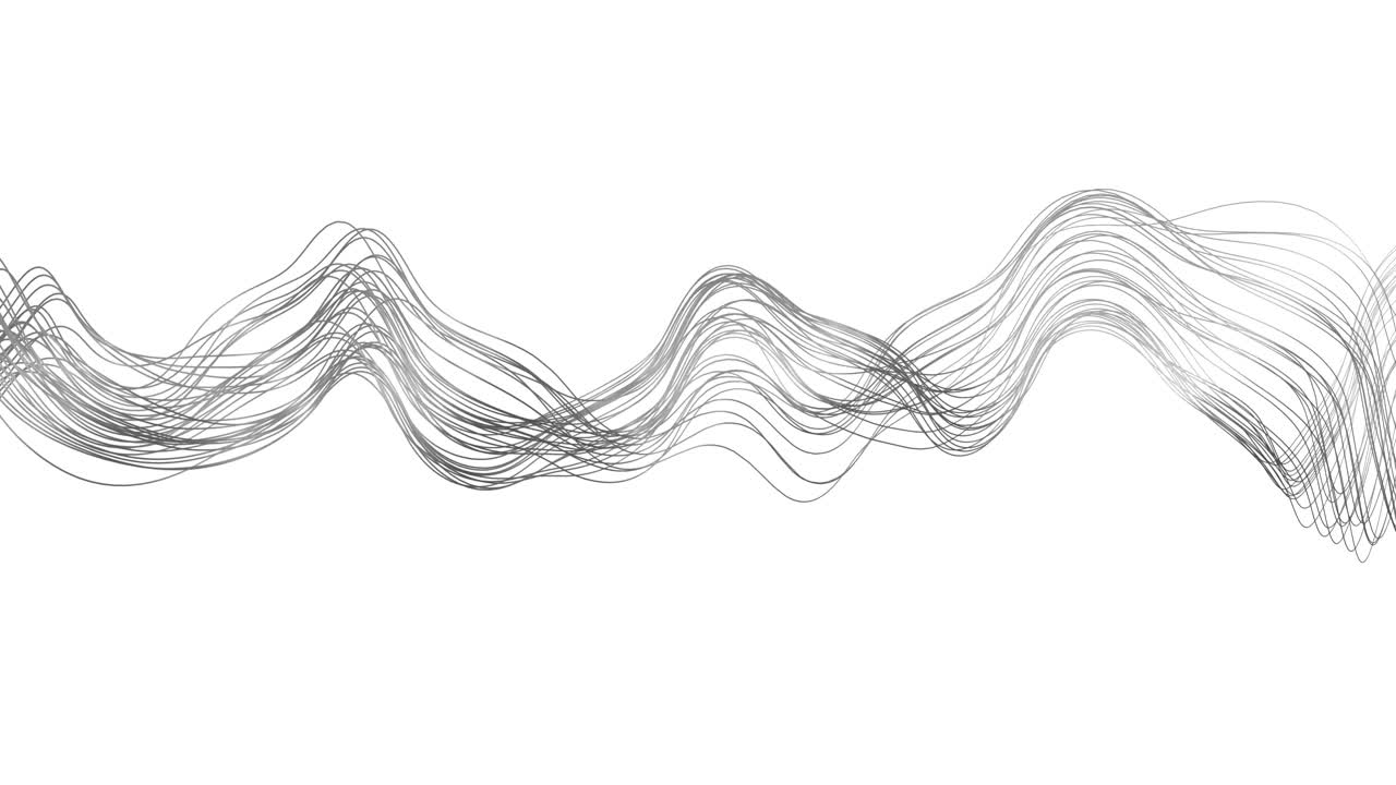 4k 추상적인 파동선