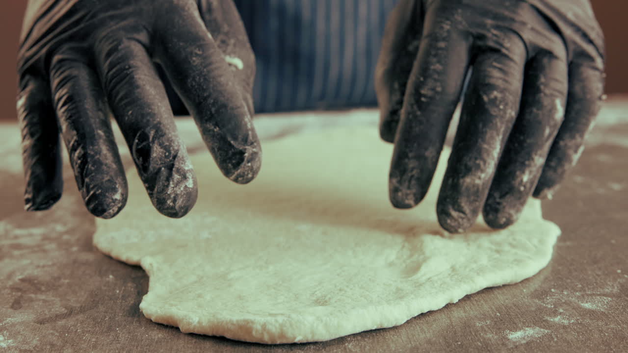 preparación de la masa para hornear