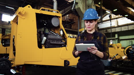 woman working in a factory