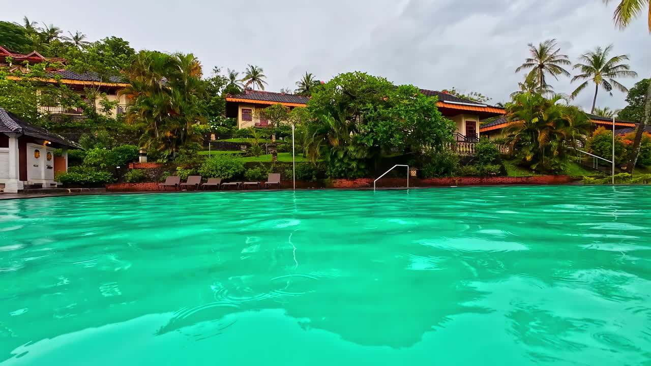 Private pool view local hotel Lombok Indonesia island holiday destination relaxation