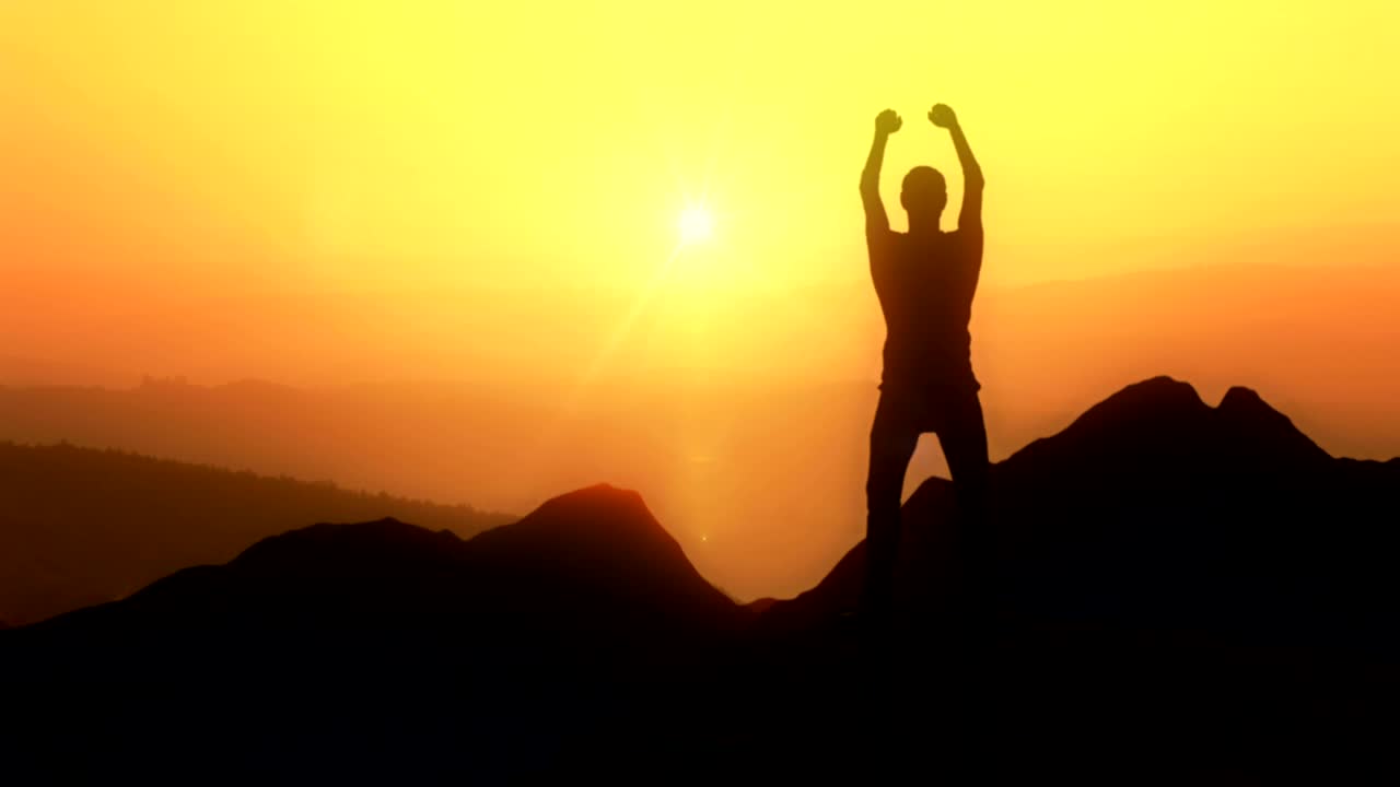 alcanzar la cumbre y hacer el grado