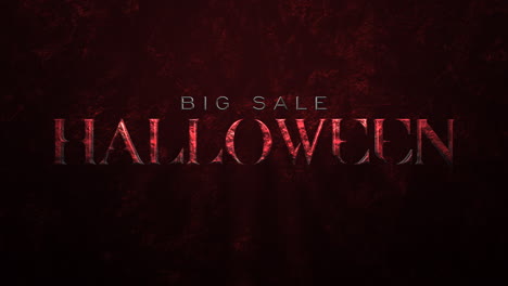 Halloween-Big-Sale-on-dark-wall-with-red-blood