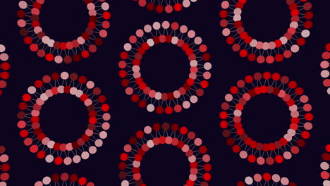 Red-Circles-Pattern-With-Notable-Centerpiece-On-Dark-Canvas