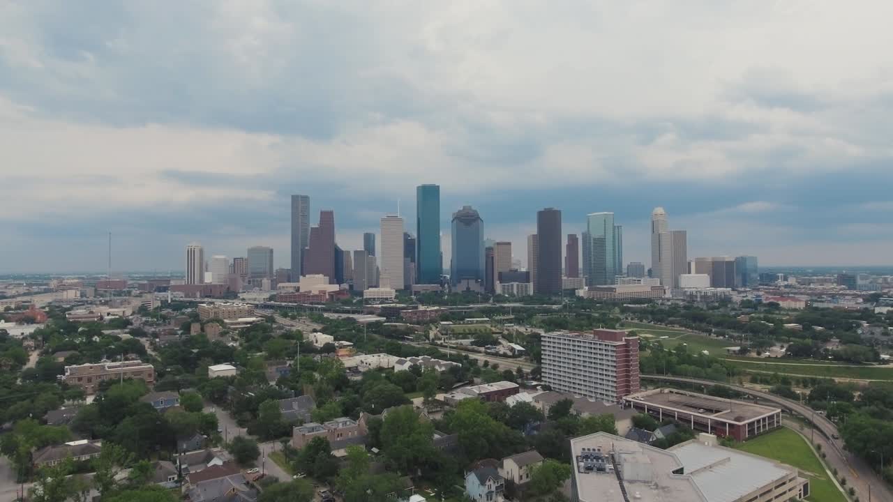 휴스턴 텍사스 스카이라인 다운타운 에어리얼 7