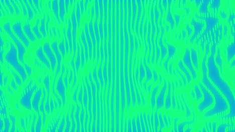 animación de luces de neón verdes sobre un fondo azul