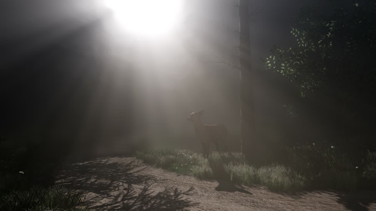 안개 속의 숲 속의 암 ⁇  사 ⁇