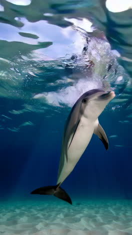 dolphin underwater