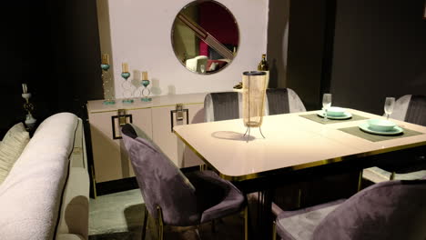 elegant dining room set: a touch of luxury