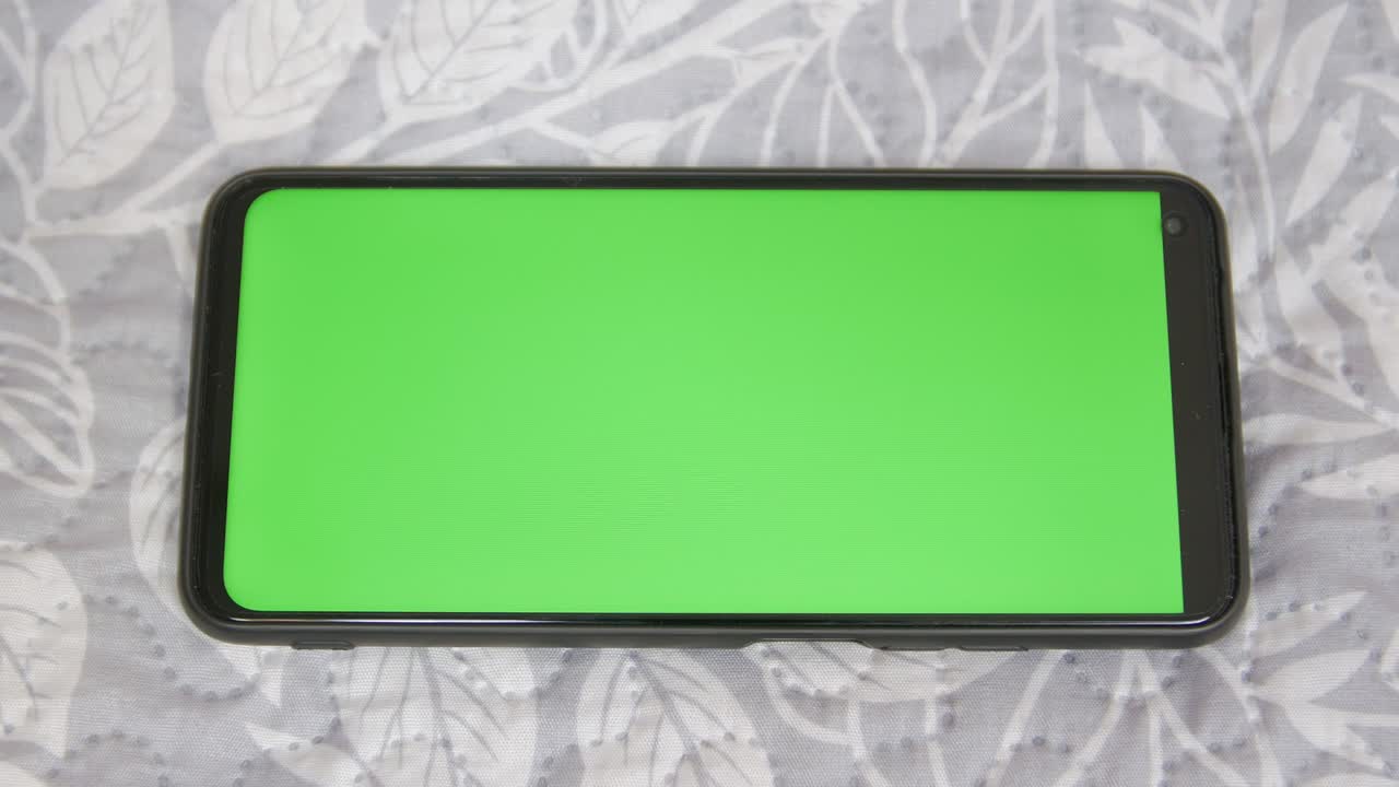 Smartphone Green Screen Closeup