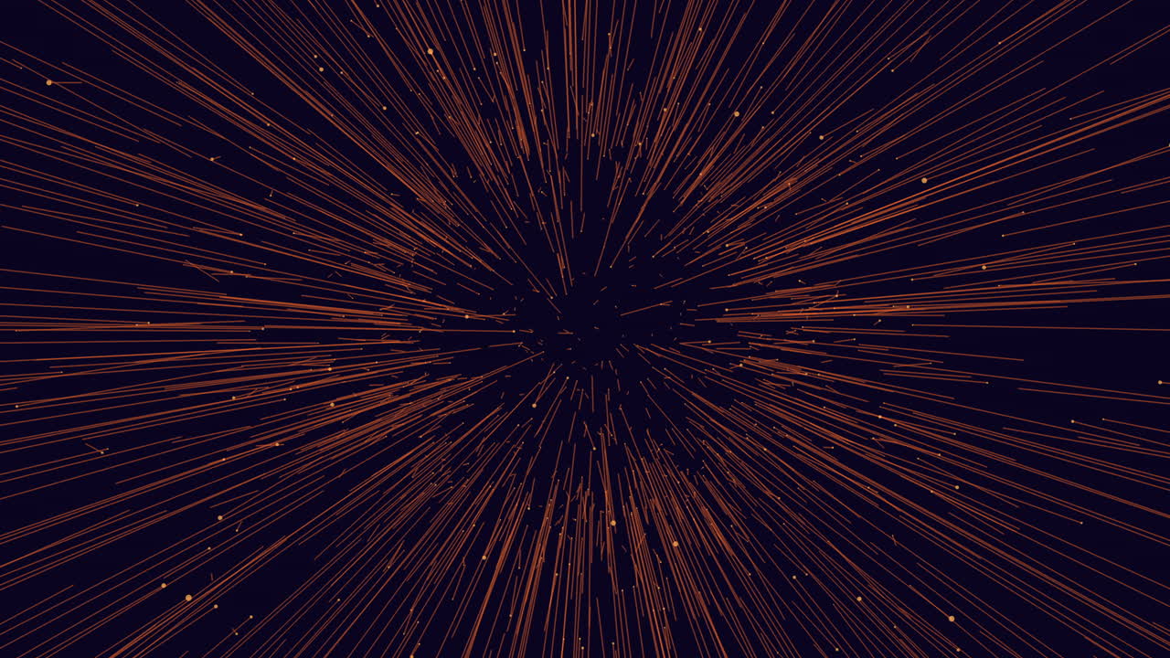 Galactic spiral illuminating space with rays of light