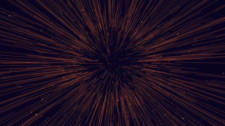 spirale galattica che illumina lo spazio con raggi di luce