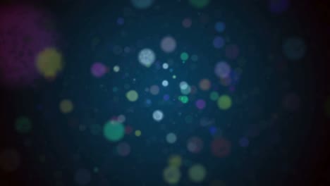 manchas círculos de luz movimiento de fondo 4k