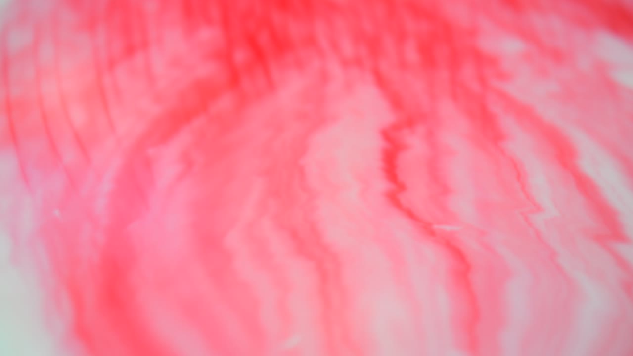 Effetto video. Colore rosso e la sua miscela.