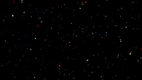confetti background (alpha channel) - 4k resolution - loopable moving image
