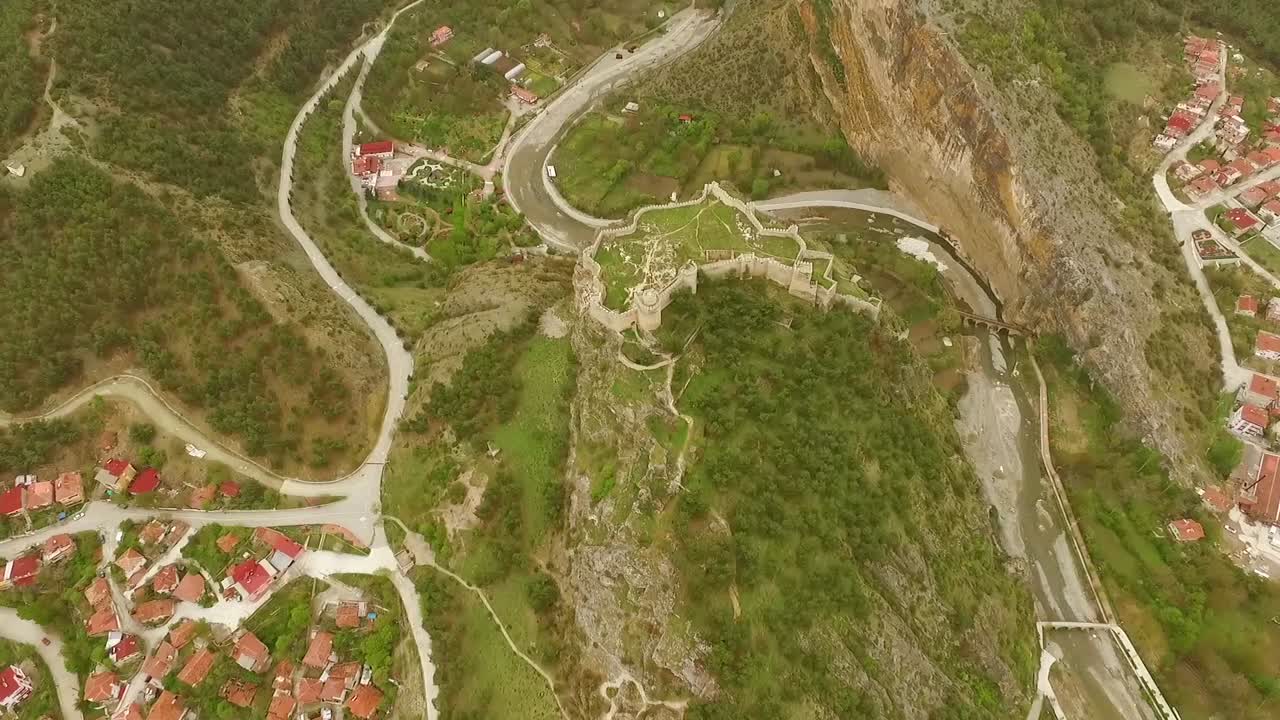 castillo historico vista aerea