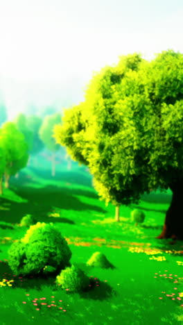 hermoso paisaje verde