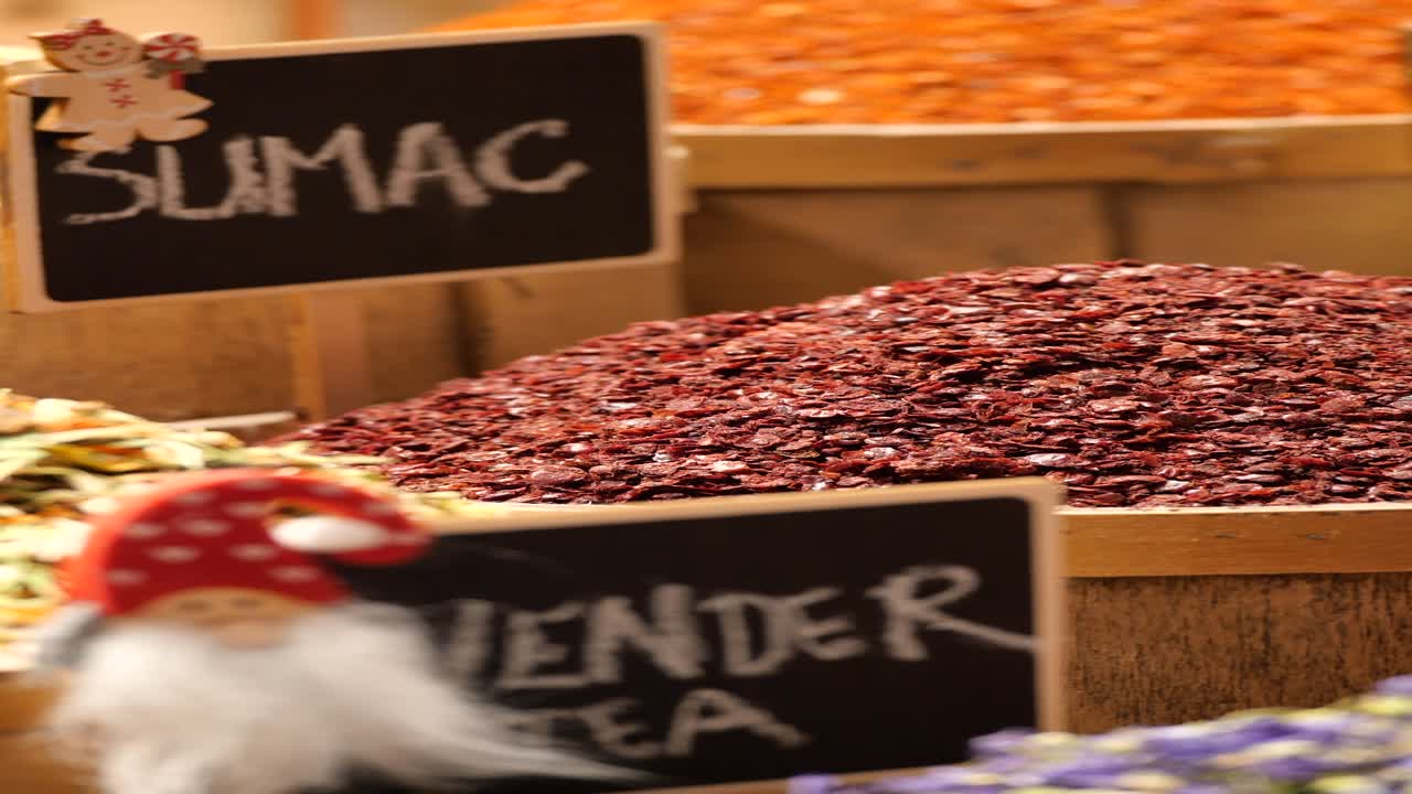 터키 시장 의 향신료 종류