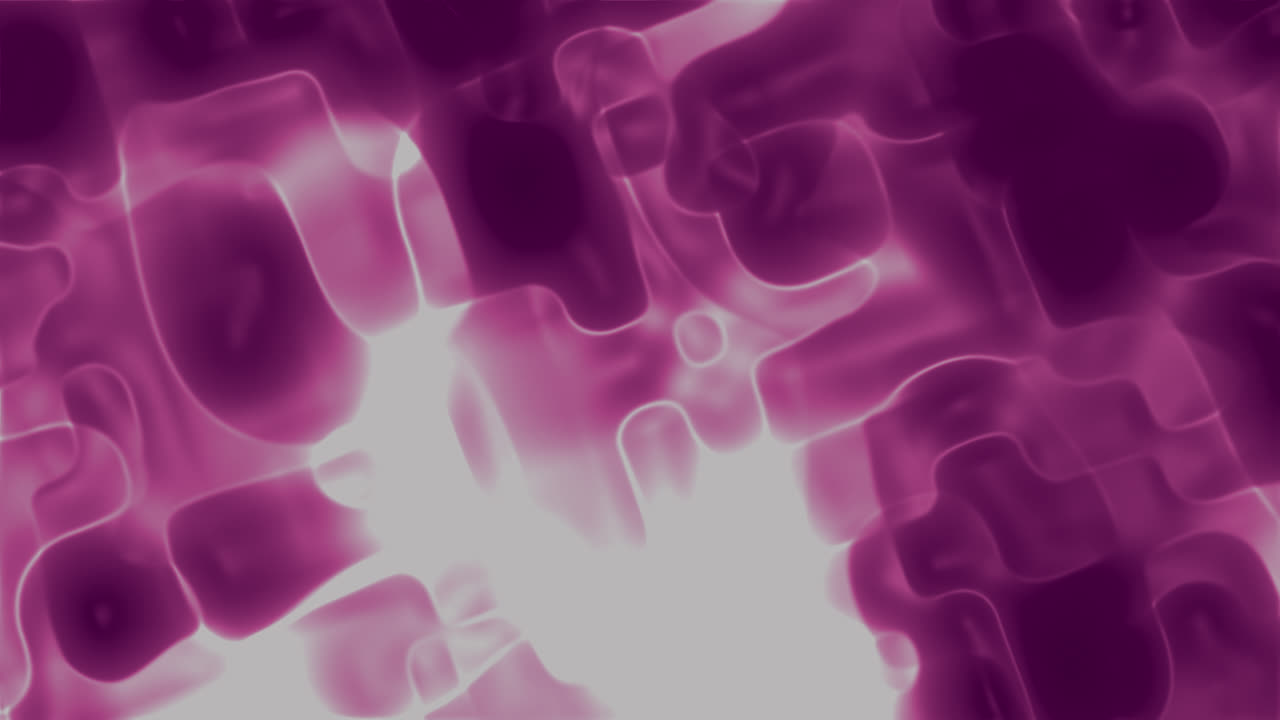 Abstract Purple and White Organic Fluid Shapes Flowing