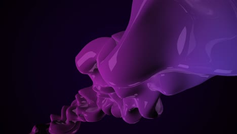 liquid purple shapes