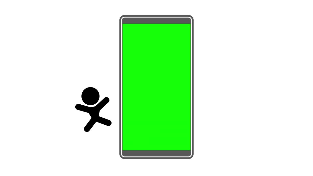 휴대전화와 함께 아이콘