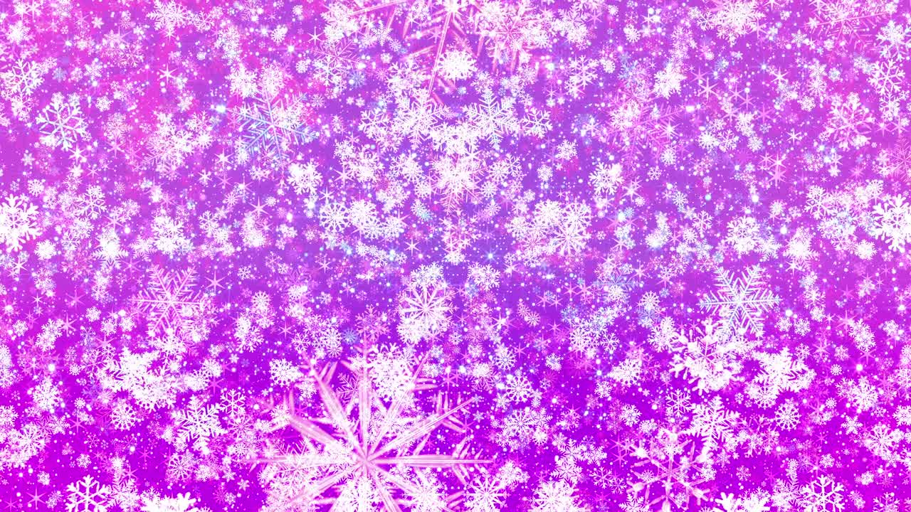 cuatro mil copos de nieve púrpura festivo