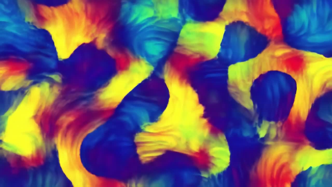 Pintura abstractamente colorida