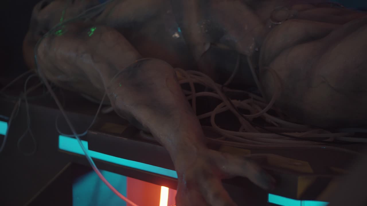 visualización del brazo cibernético