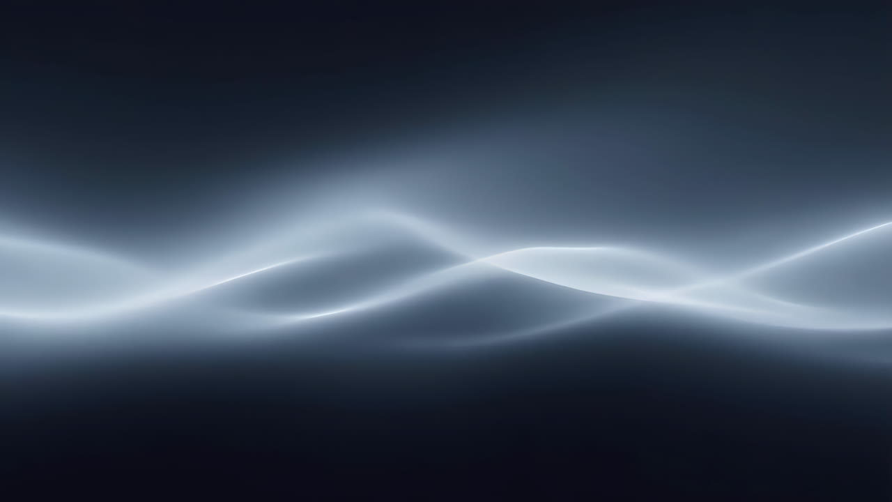 Abstract Glowing Wavy Light Background