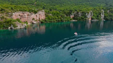 Aerial-shot-of-Macedonia-coast