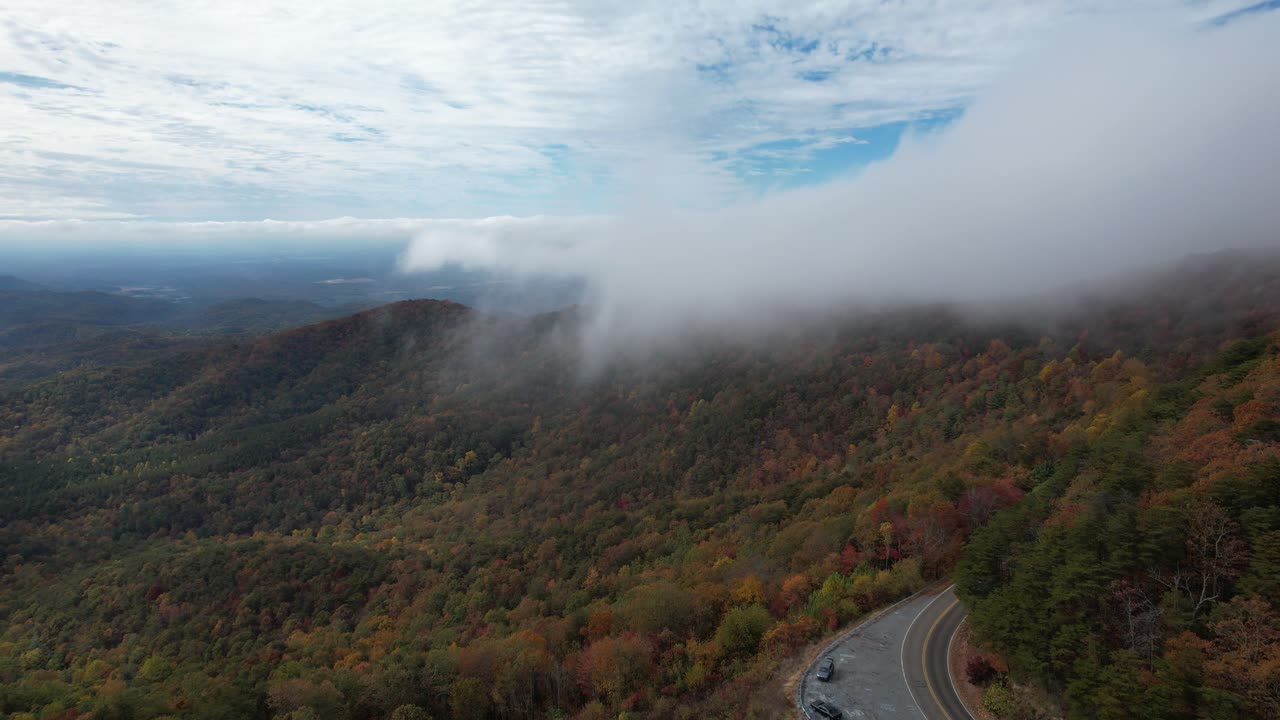 Aerial Drone Adventure Over Fort Mountain State Park, Georgia