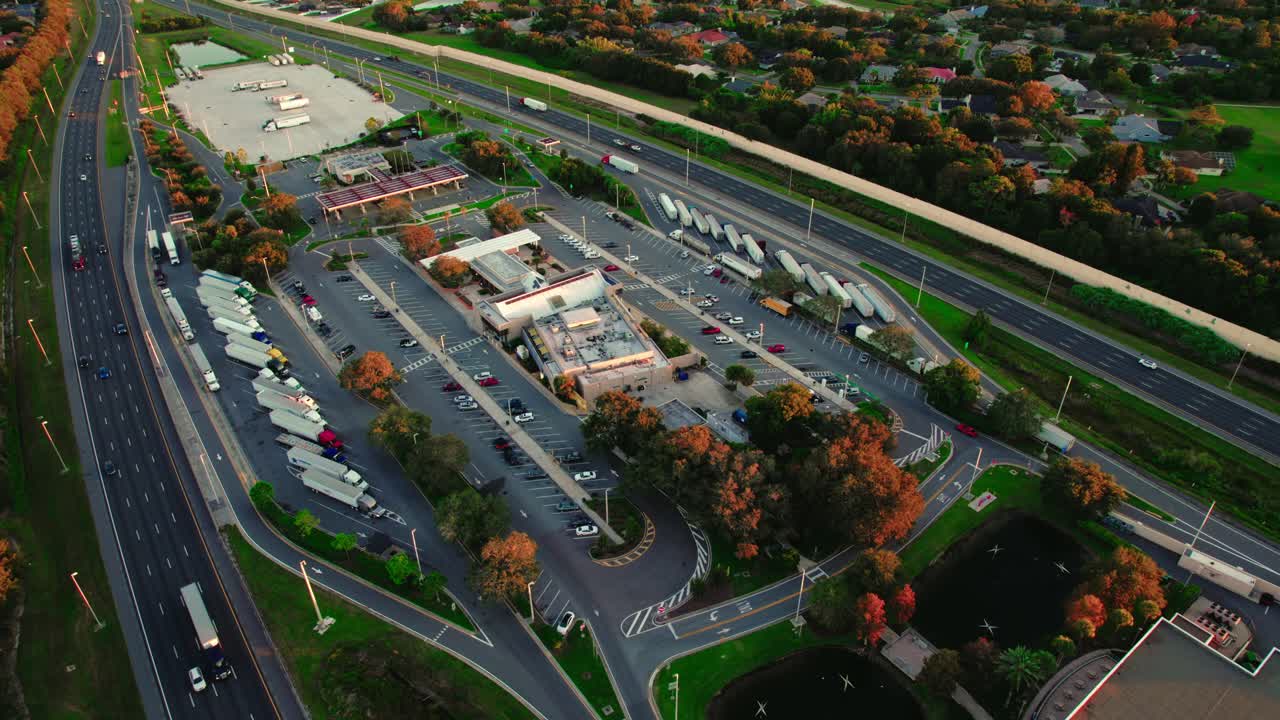 Turkey Lake Service Plaza and Florida's Turnpike Headquarters in Orlando, FL, USA