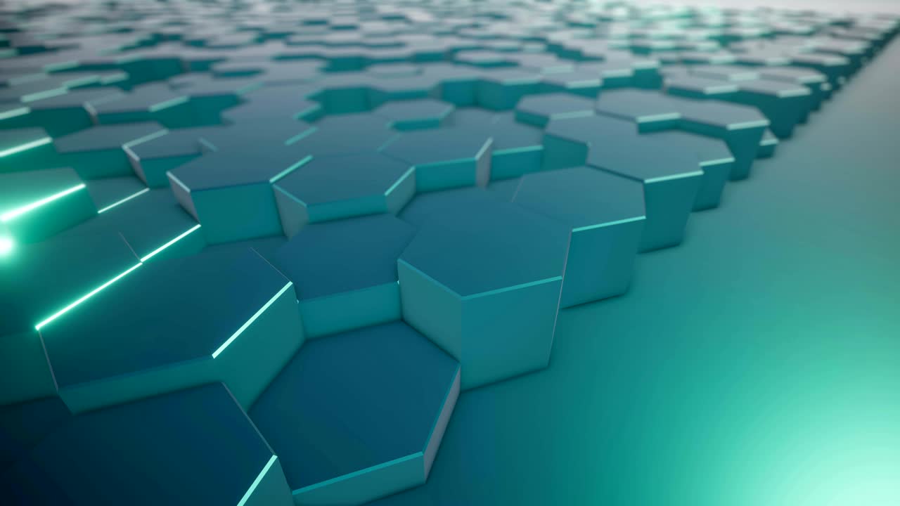 tecnología de movimiento abstracto hexágonos fondo