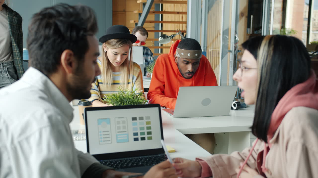 Diverse Team Collaboration in a Modern Office