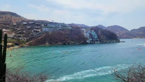 Increíble-Vista-En-Taganga,-Colombia